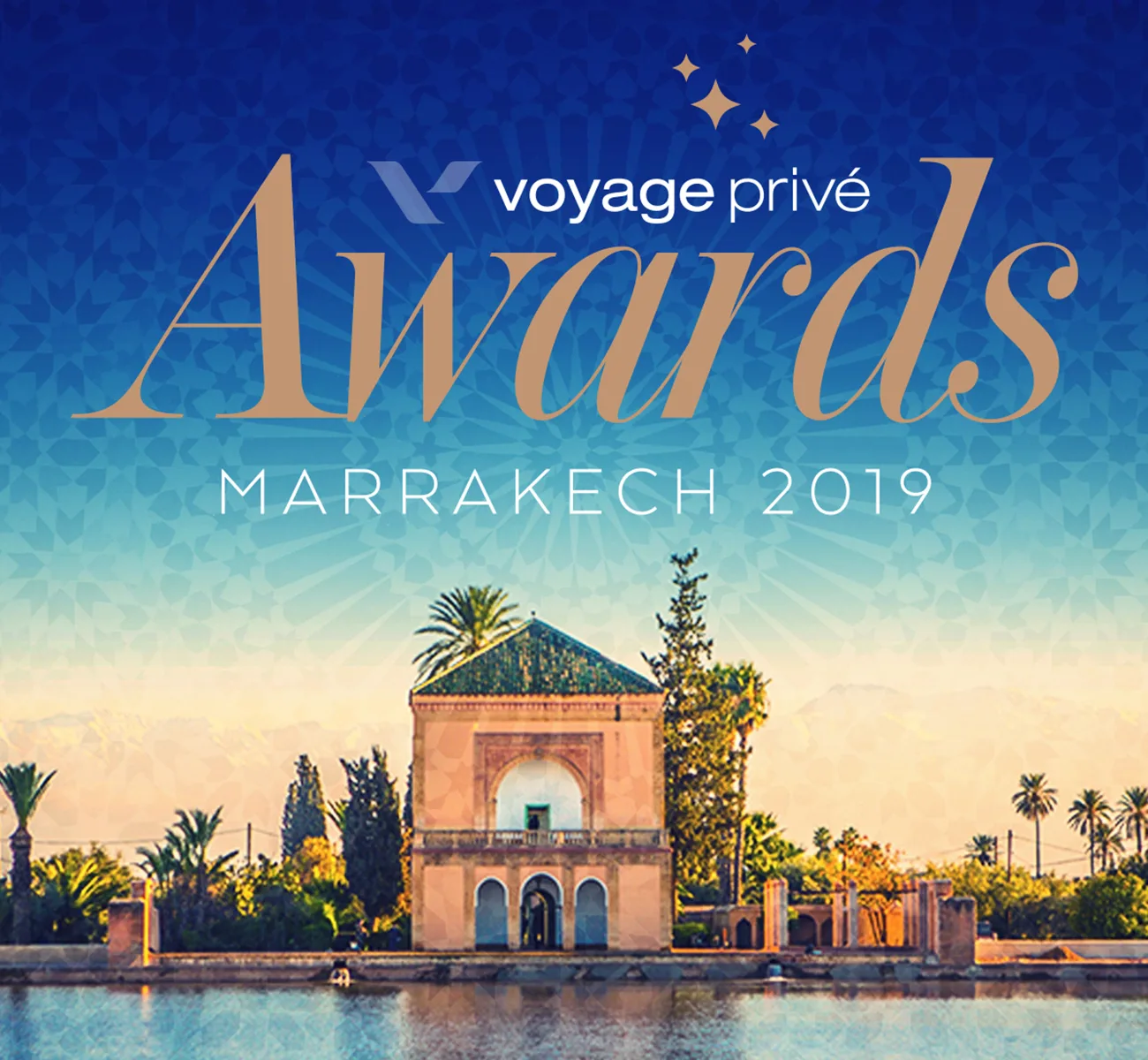 Image projet création identité visuelle Voyage Privé Awards page portfolio