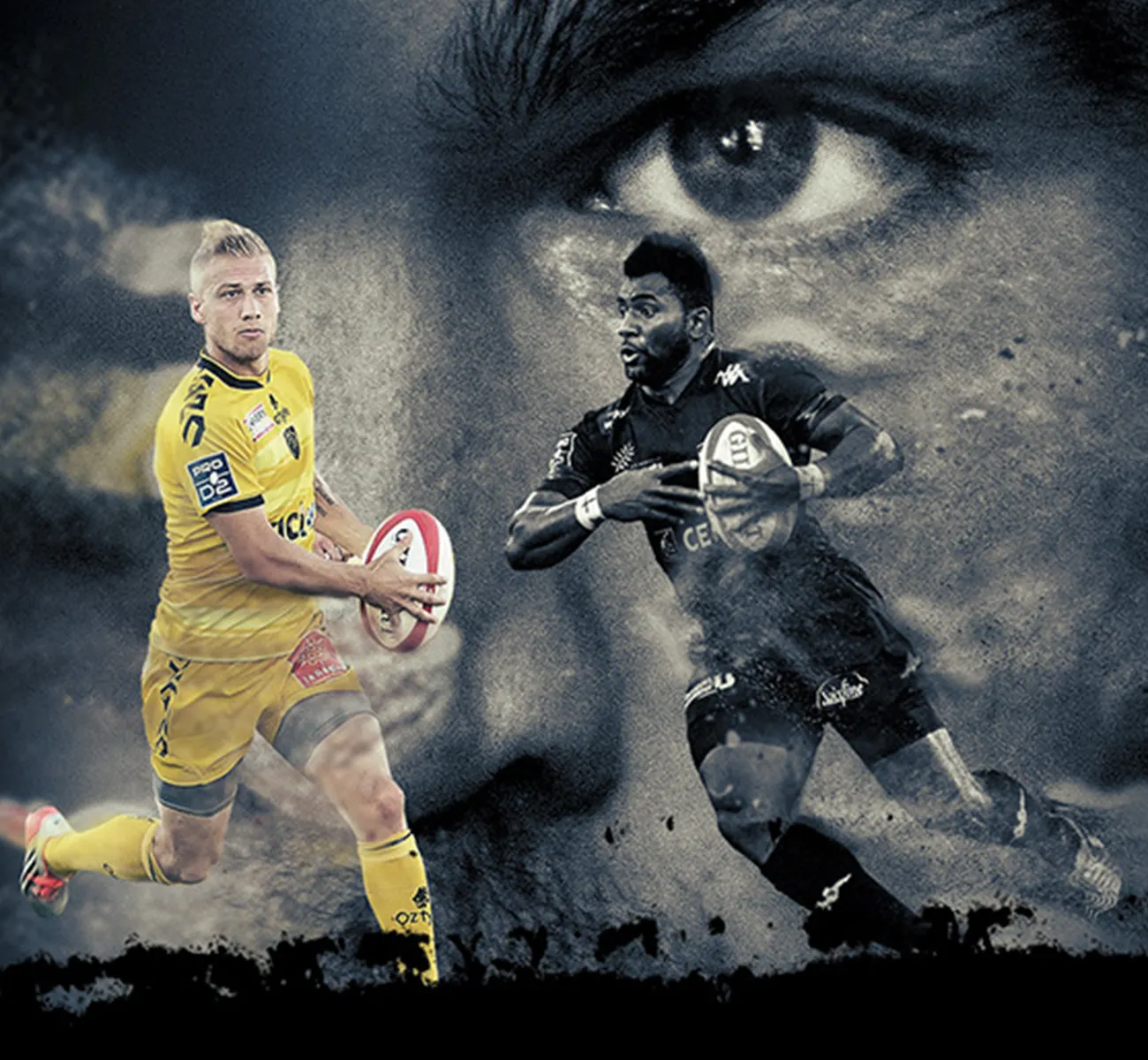 Image couverture projet affiche sportive Provence Rugby page portfolio