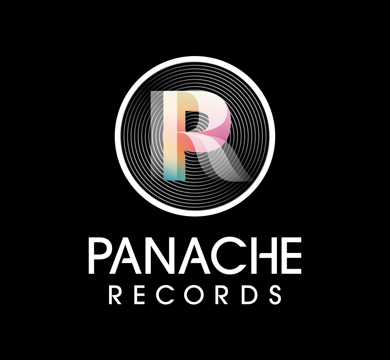 Création logo personnalisé label indépendant de musique Panache Records - 1