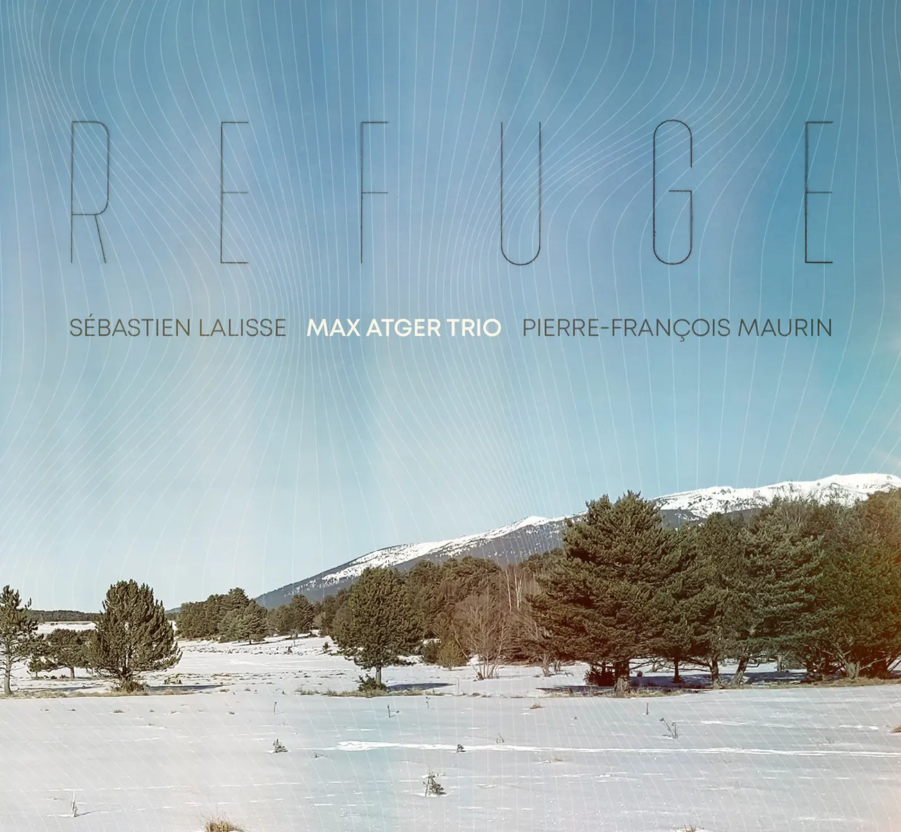 Image 1 projet graphiste pochette cd Max Atger Trio, Refuge